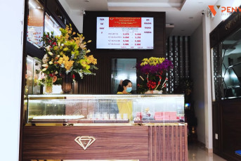 Thiết kế thi công tiệm vàng Khánh Kim Loan